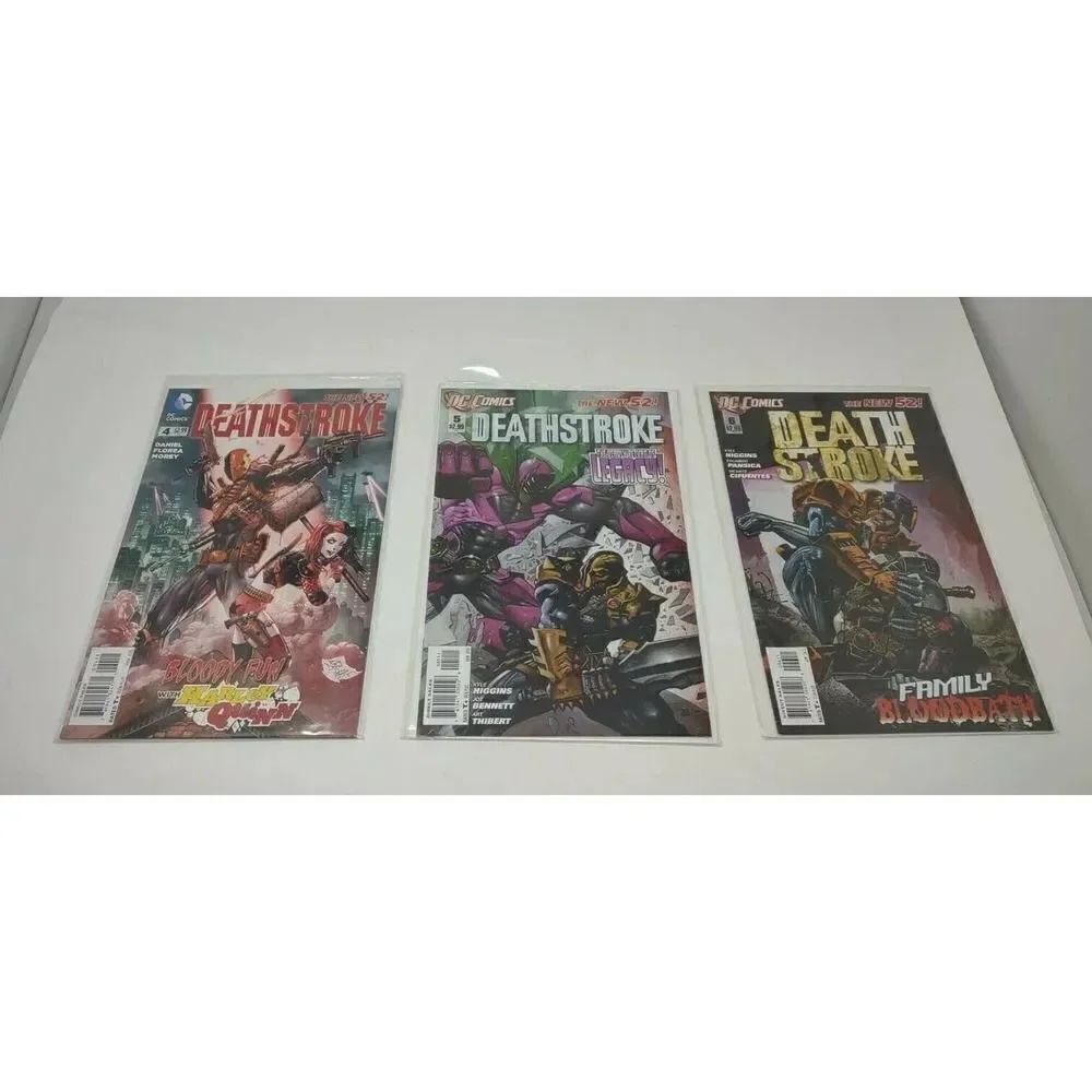 Deathstroke Comic Bundle Lot Of 3 Issues 4-6 The New 52 DC Comics Action Packed